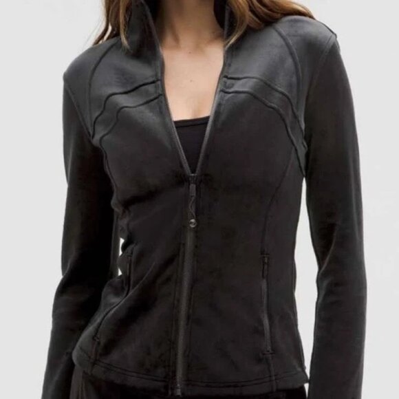 New with Tag (NWT) lululemon athletica Black Define Jacket size 6 velvet - Picture 2 of 5